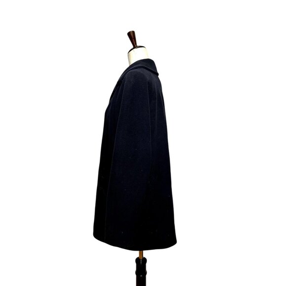 L.L. Bean Vintage Wool Peacoat Women’s Small | Classic Navy Swing Coat | Made in - Picture 4 of 9
